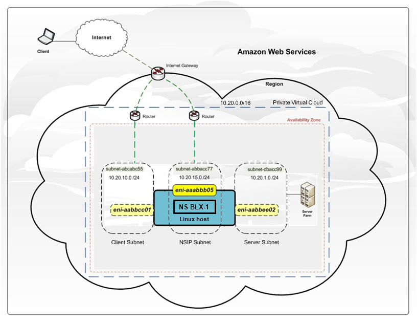 BLX AWS Architecture NetScaler BLX