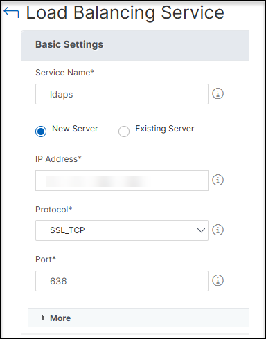 Create service
