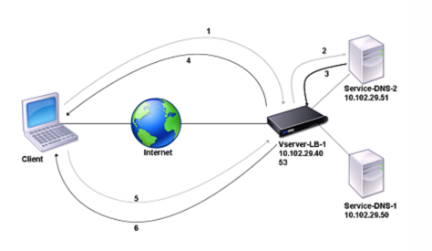 DNSプロキシとしてのNetScaler