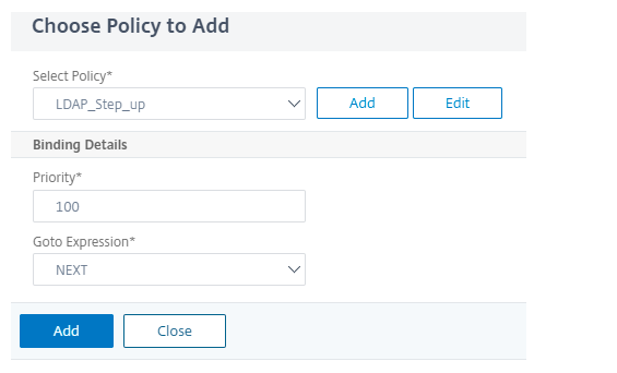 LDAP step up