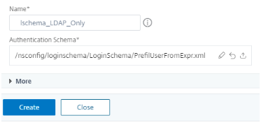 LDAP 認証ポリシーを追加する