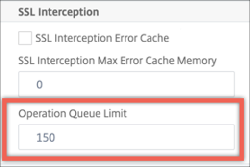 Operation Queue Limit