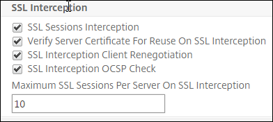 SSL profile