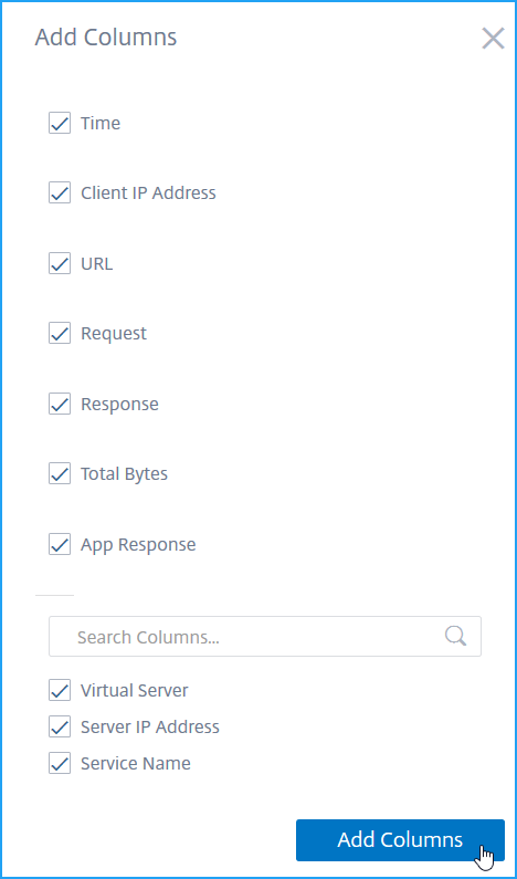Add columns