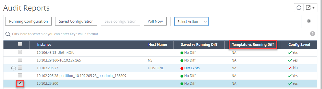 View template and running difference