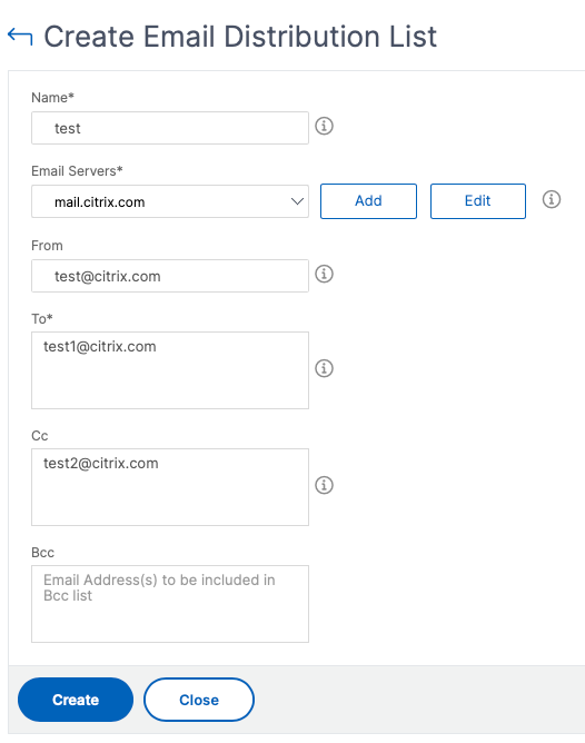 Add email