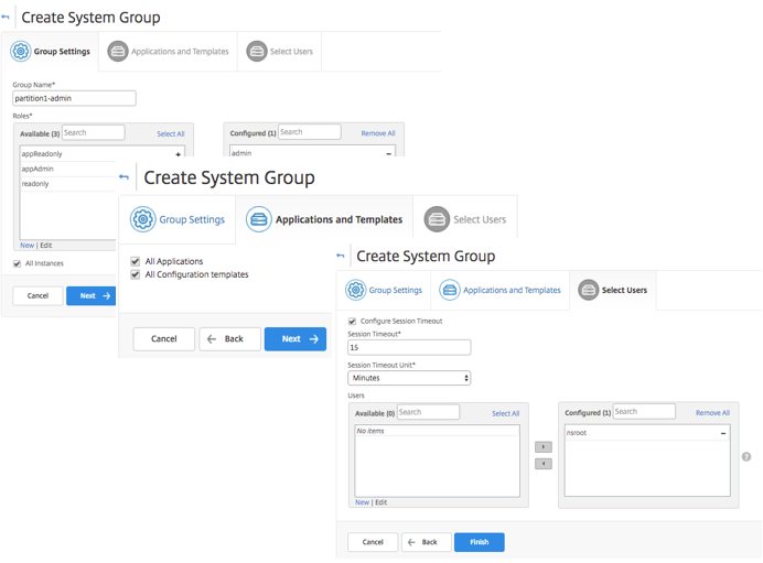 Create groups