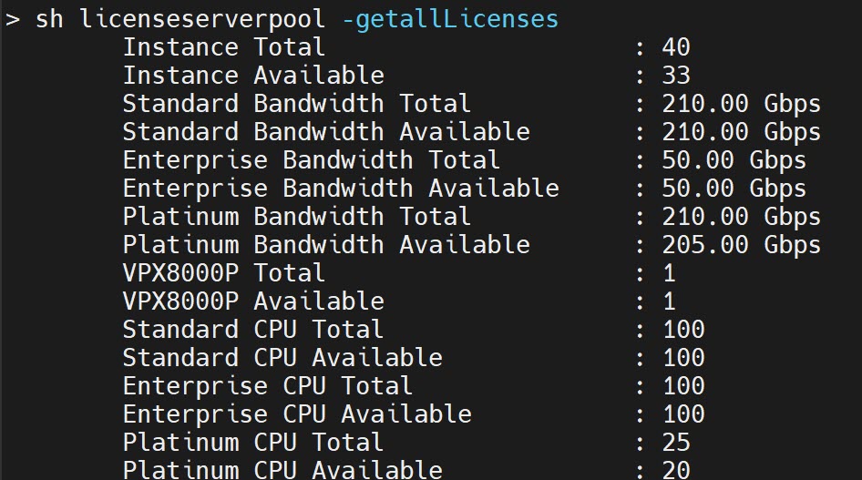 See all licenses
