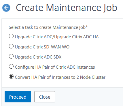 Convert HA pair of instances