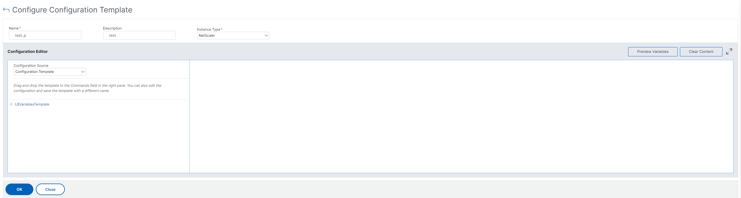 Créer un modèle de configuration 2