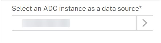 コレクションなしの組み込みNetScalerデータソース