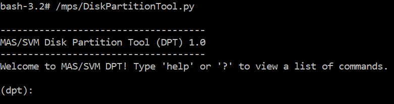 Disk partition tool