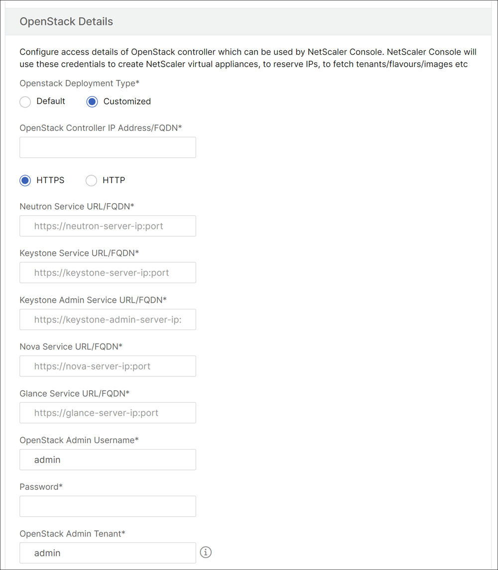 OpenStack details