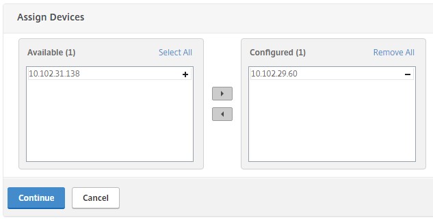 Service Package - Least configured placement method