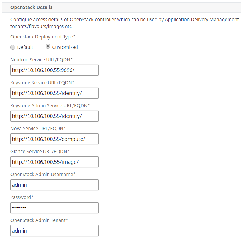 OpenStack details