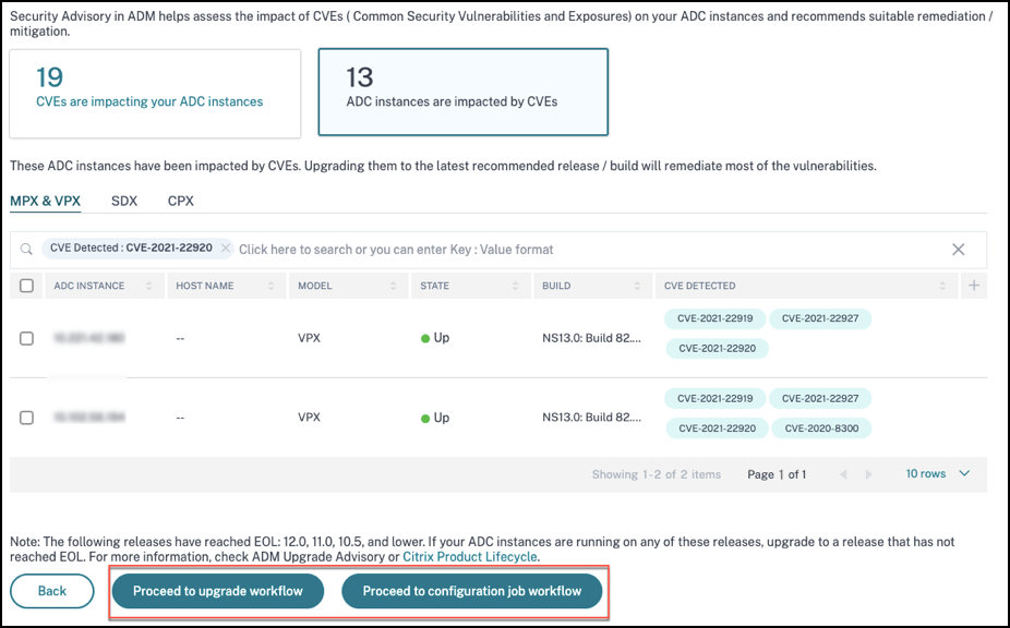 Remediation workflows