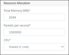 Allocate resources