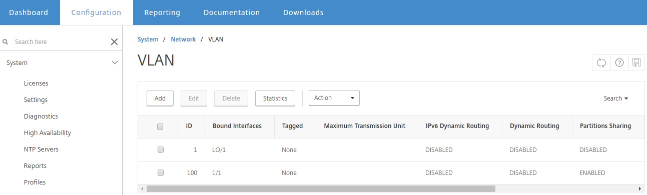 Configure VLAN