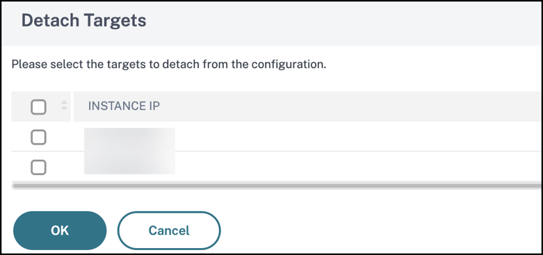 Detach Targets