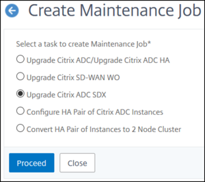 Upgrade NetScaler SDX