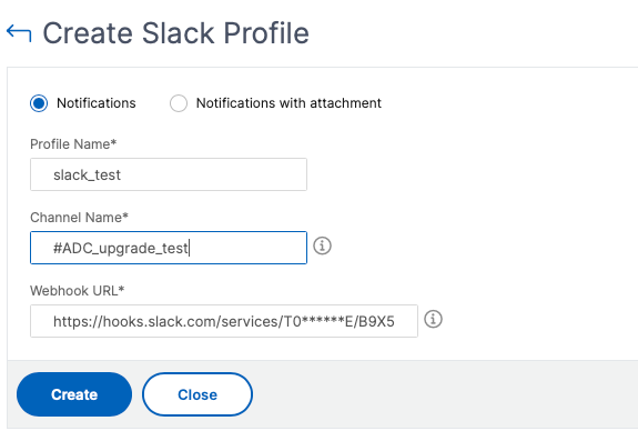 Add Slack channel