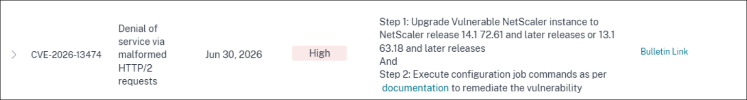 CVE-2026-13474のセキュリティアドバイザリダッシュボード