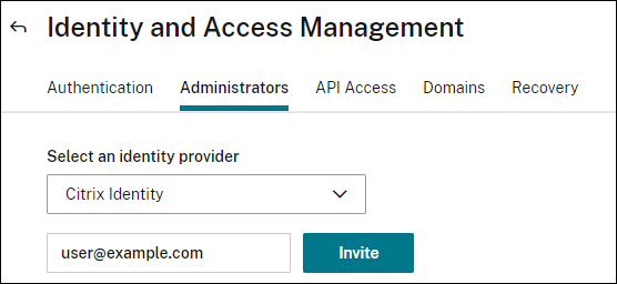 NetScaler Consoleを使用するユーザーを招待する