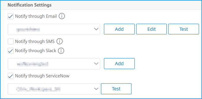 WAF notification