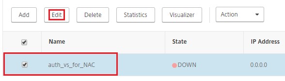 Edit a virtual server