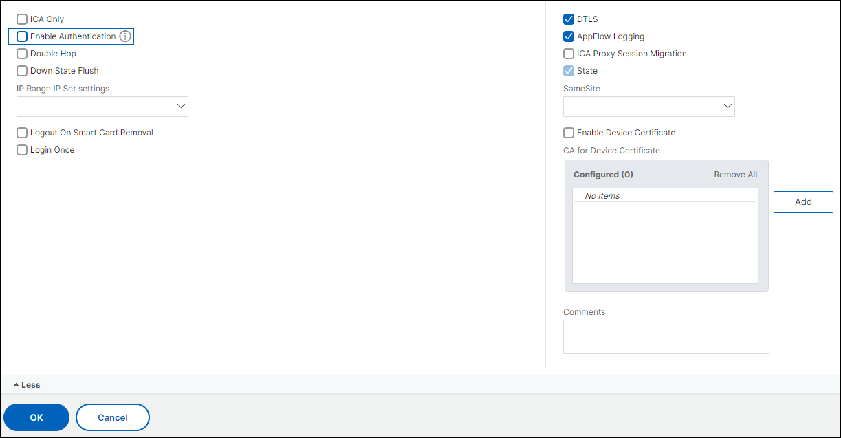 Basic settings