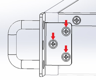 Chassis mounting ear
