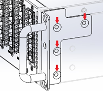 Chassis mounting ear