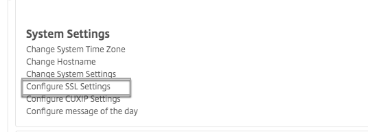 Configure-ssl-settings