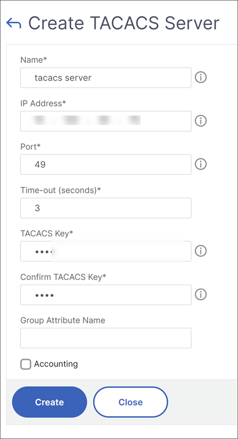 Créer un serveur TACACS