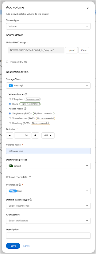 VPX image file